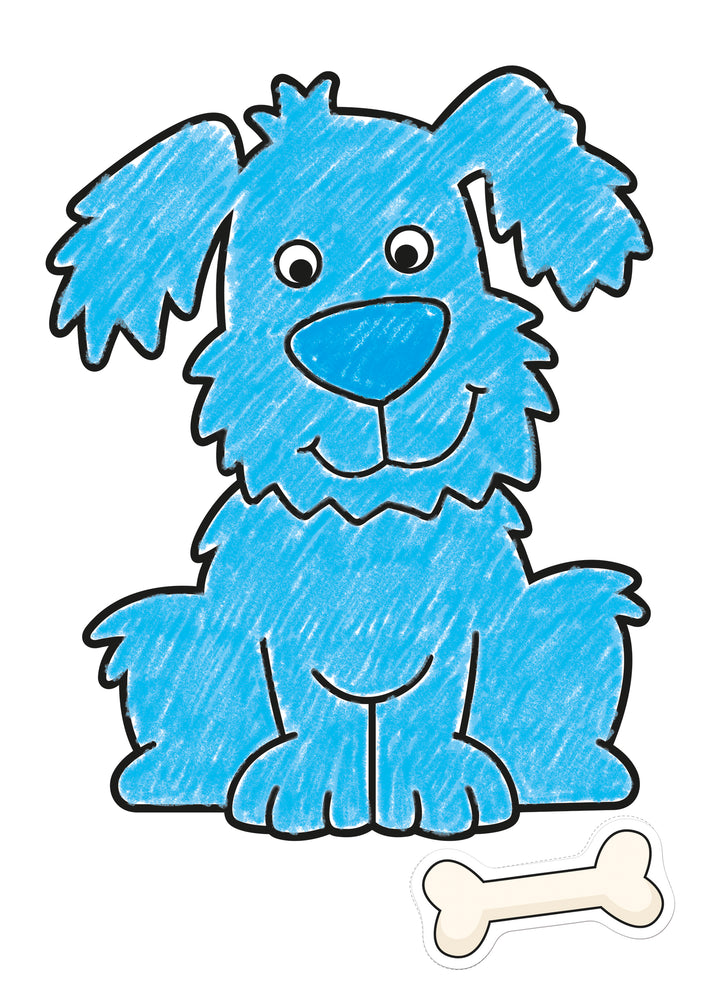 Animals Sticker Colouring Book