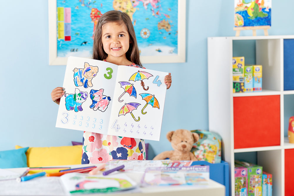 1-20 Colouring Book