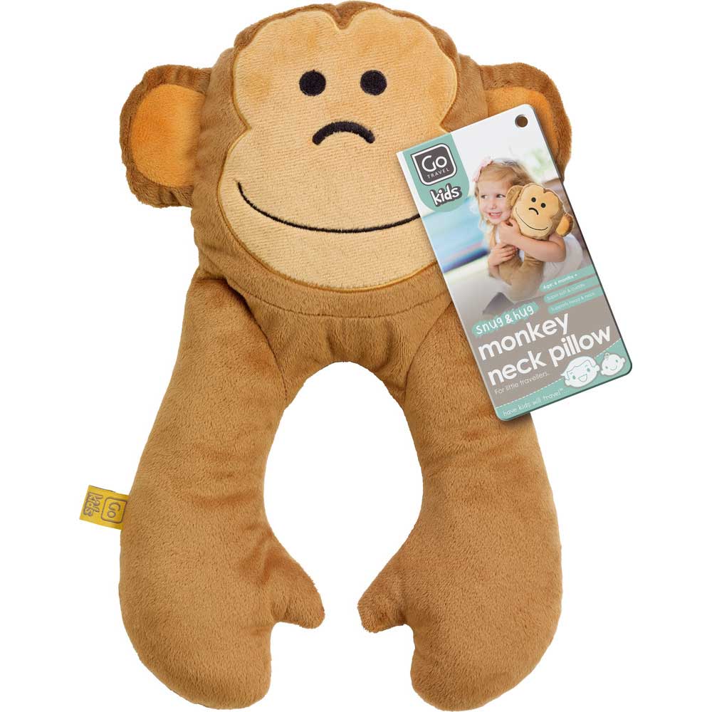 Monkey Flat Neck Pillow