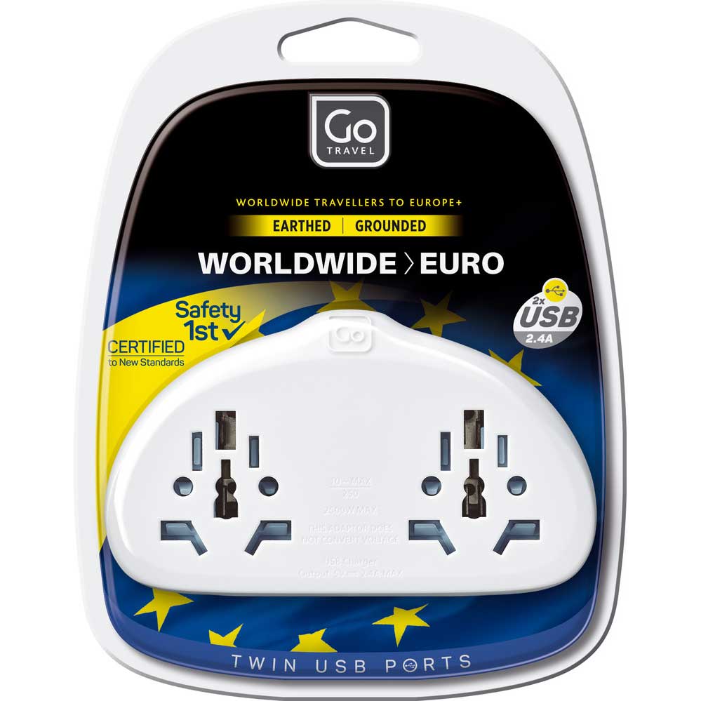 World Duo Adaptor + USB EUROPE